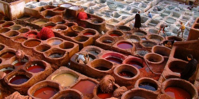 Concia delle pelli Marocco