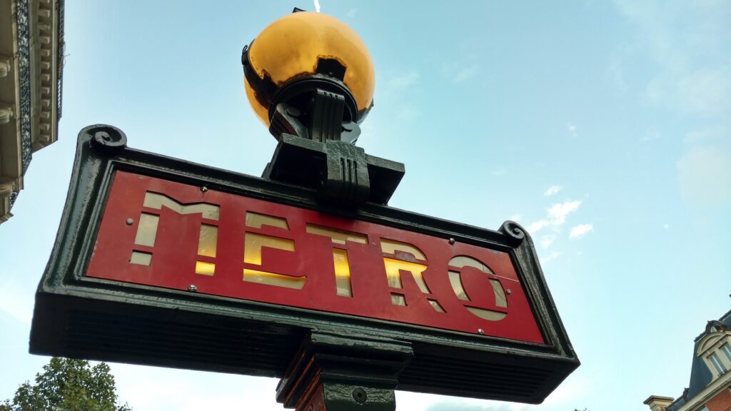 metro parigi zone